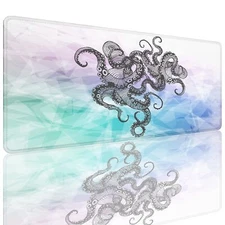 Octopus Gaming Mouse PadMoon Star Desk Mat Large Mouse Pad Computer Keyboard ...