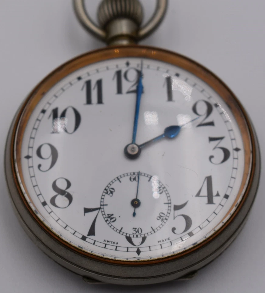 Vintage Argenta Doxa mens Pocket watch Desk watch Great condition - Image 3 of 4