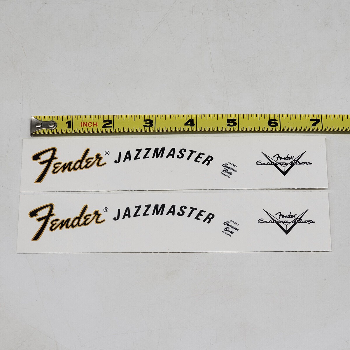 Jazzmaster Headstock Decal Guitar Waterslide 70s NEW Made In USA Non-Metallic | UK
