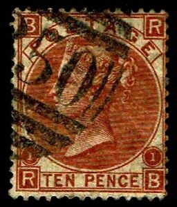 1867-80-Great-Britain-53-QV-Wmk-25-Plate-1-Used-F-VF-CV-350-00-ESP-3908