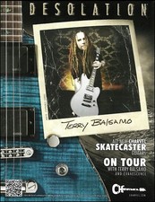 Evanescence Terry Balsamo 2012 Charvel Skatecaster guitar advertisement print ad