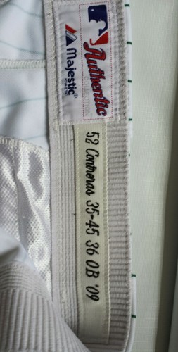 2009 Chicago White Sox Jose Contreras Chicago Game Used Pants Green Stripes - Picture 3 of 10
