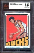 Kareem Abdul-Jabbar Card 1972-73 Topps #100 BGS BVG 6.5