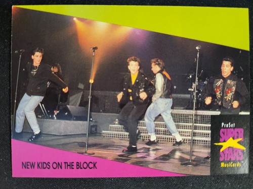 1991 Pro Set MusiCards UK New Kids On The Block Card #99
