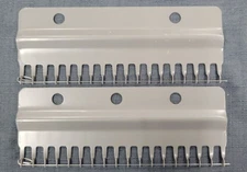 SILVER REED KNITMASTER KNITTING MACHINE 9MM BULKY GAUGE PAIR 16CM CAST ON COMBS