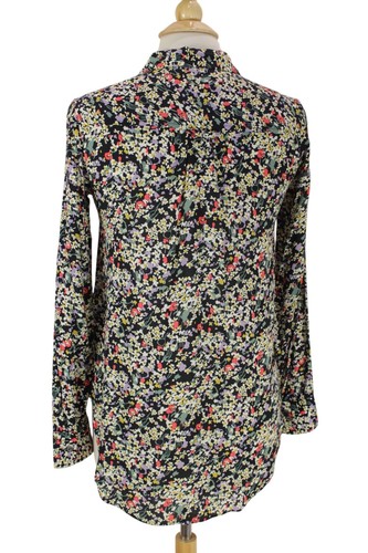 Anthropologie MAEVE Matilda Shirt size XS Ditzy Floral Pintucked Long Sleeve - Picture 4 of 16