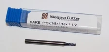 1/16" Carbide End Mill 4 Flute TIALN COAT Niagara Cutter N85582