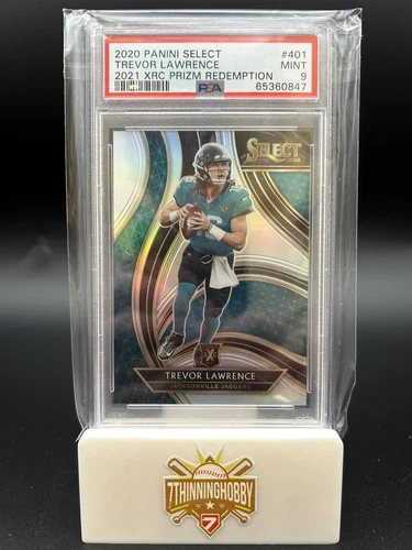 2020 Select 2021 Prizm XRC Silver #401 Trevor Lawrence RC Rookie Mint PSA 9