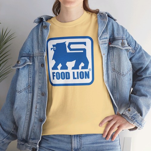 Camiseta vintage de comestibles Food Lion Gildan unisex pesada 100 % algodón - Imagen 29 de 71