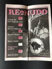 RE NUDO MUSICA 1980s LINTON KWESI JOHNSON JAMES CHANCE HERE&NOW HEAVY METAL