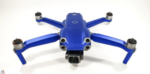 DJI AIR 2s - SKIN - Chrom Blau - Picture 2 of 10