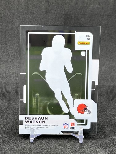 Deshaun Watson 2022 Panini Clearly Donruss Football Base Set BRAUNS - Bild 2 von 2