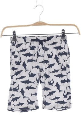 H&M Shorts Jungen kurze Hose Kinderhose Gr. EU 128 Baumwolle Weiß #6384nov