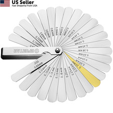 Feeler Gauge Set Spurtar Stainless Steel Gap Tool 32 Blade Fast Ship Usa Stock Feeler Gauge Set Spurtar Stainless Steel Gap Tool 32 Blade Fast Ship Usa Stock