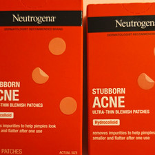 Neutrogena Stubborn Acne Ultra-Thin Hydrocolloid Blemish Patches for Face