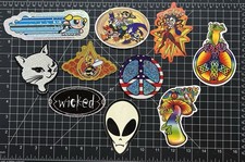 1999-2000 Vintage Stickers Powerpuff Girls Misc Lot Of 10