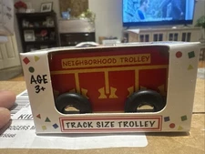 Mister Rogers Neighborhood Toy Track Size Trolley Commemorative Rare New In Box!