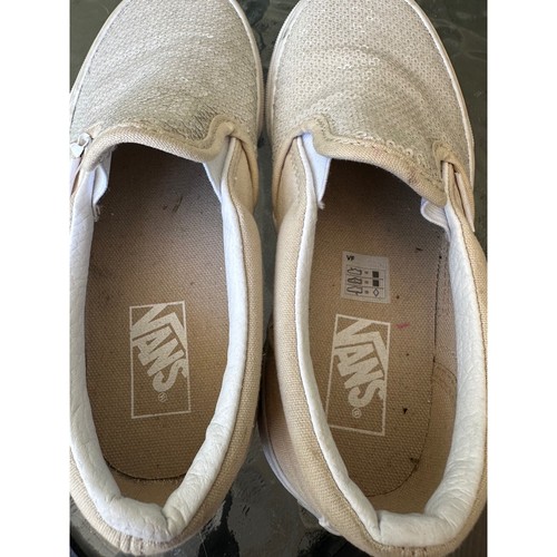 Vans Slip On Sequin Sneakers Casual Shoes Kids Size 1.5 - Picture 6 of 9
