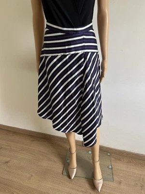 Jupe rayée asymétrique Morgan taille 38 jamais portée (taille petit) - Photo 1/4