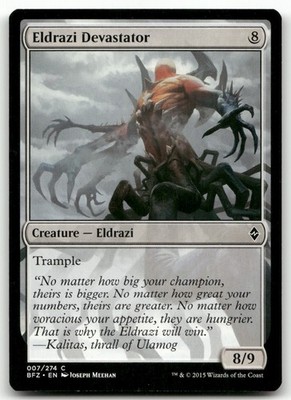 Eldrazi Devastator #7 (NM) Battle for Zendikar BFZ Magic MTG