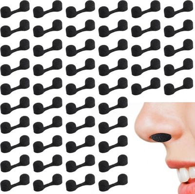 100 Pieces Nose Plug Filter Disposable Nose Dust Filters Nostril Filters Spray
