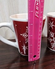 Taza De Té O Café Navideña De Porcelana: Copo De Nieve Retro Con Caja De Regalo – Puckator (Blanco, 1 Unidad)