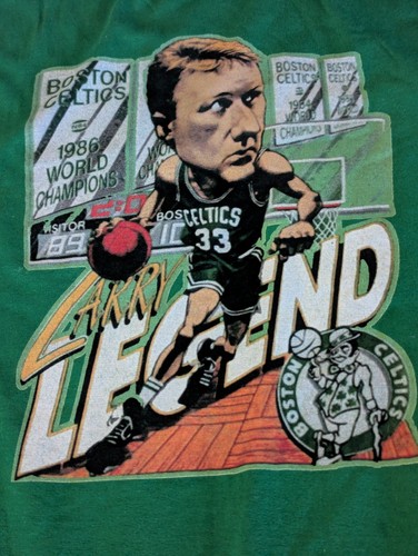 Vtg Larry Bird Legend Caricature Shirt 2XL - Picture 2 of 11