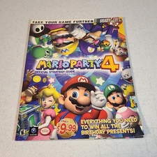 Mario Party 4 Brady Official Strategy Guide Nintendo Gamecube