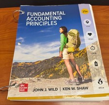 Fundamental Accounting Principles 25e McGraw Hill -John J. Wild & Ken W. Shaw LL
