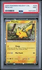 2025 POKEMON HOLIDAY CALENDAR #025 PIKACHU PSA 9