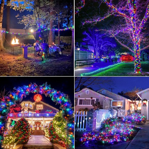 Outdoor Solar String Lights 100-200LED Waterproof Fairy Lights Garden Yard Decor - Picture 58 of 58