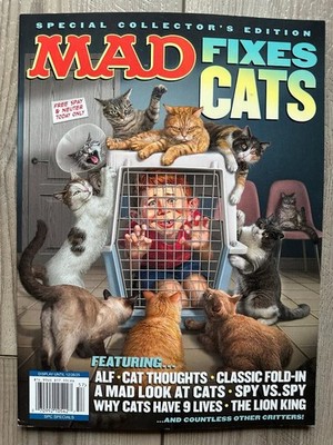 2025 MAD Special Collectors Edition 96 Pages MAD FIXES CATS Why Cats Have 9 Live