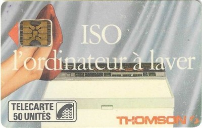 @+ France Telecom Card - ISO Thomson SC4 ON - Hollow Crown. F46C.640.E