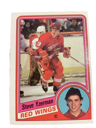 Steve Yzerman 1984-85 Topps Rookie Card (RC) - #49  HOF