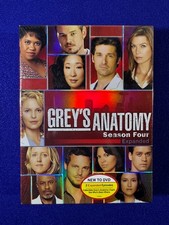 Grey's Anatomy: Season Four 4 4th Fourth Expanded  DVD, 2007 Brand New