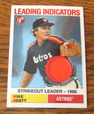 Mike Scott 2005 Topps Pristine Legends #LI-MS LEADING INDICATORS card lot ASTROS