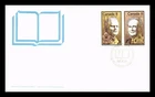 Dr Jim Stamps Canada 1975 Church Clergy Setenant Pair First Day Cover