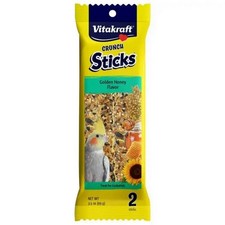 Tiel Crunch Sticks Golden Honey 2 Count By Vitakraft Pet Products