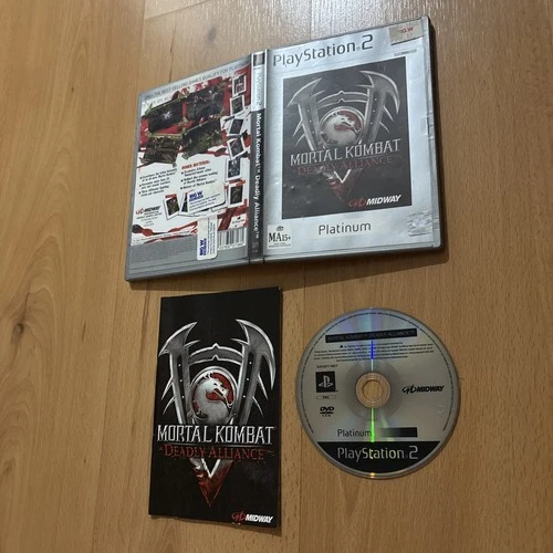 Mortal Kombat Deadly Alliance - Sony PlayStation 2 - PS2 Game - Manual - PAL