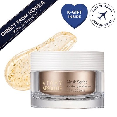 Atomy Absolute 24K Gold Night Mask 50ml 1.69oz Sleeping Pack K-Beauty Glow