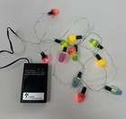 Christmas Village Lighted String Candy Gumdrops Lights 12 Decorations Mini