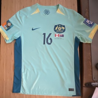 Nike Australia Matildas Raso #16 FIFA Women’s World Cup 2023 Jersey L Blue