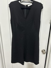 Everlane Classic Black Sleeveless Dress Size 14 Minimalist Simple Clean Funeral