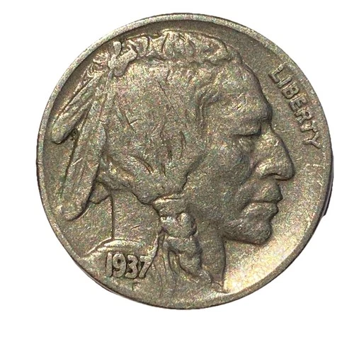 1937  Buffalo Nickel AG About Good Indian Head Coin