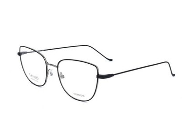 Safilo Brille LINEA T 10 TI7 MATT BLACK RUTHENIUM 53/18/140 Damen