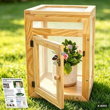 Modern Wood 1 15.7 Butterfly Habitat Cage Kit Mesh Enclosure Growing