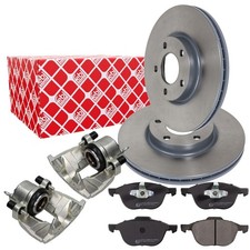 FEBI Bremsscheiben 300mm Beläge Bremssattel Satz Vorne für MAZDA 3 BK BL 5 CR CW