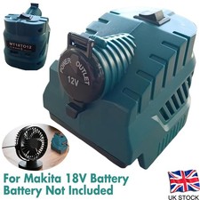18V to 12V Step Down Converter for Makita 18V Battery w/ 240W Cigarette Lighter