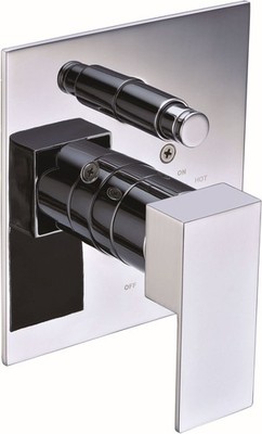ALFI brand AB6801 Chrome Pressure Balanced Valve Trim With Lever Handle