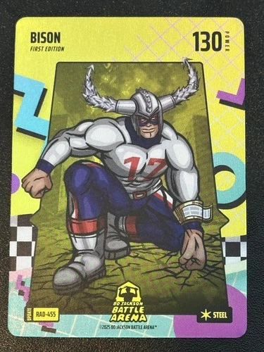 2025 Bo Jackson Battle Arena Bison Josh Allen RAD-455 80\'s Rad Steel Sp